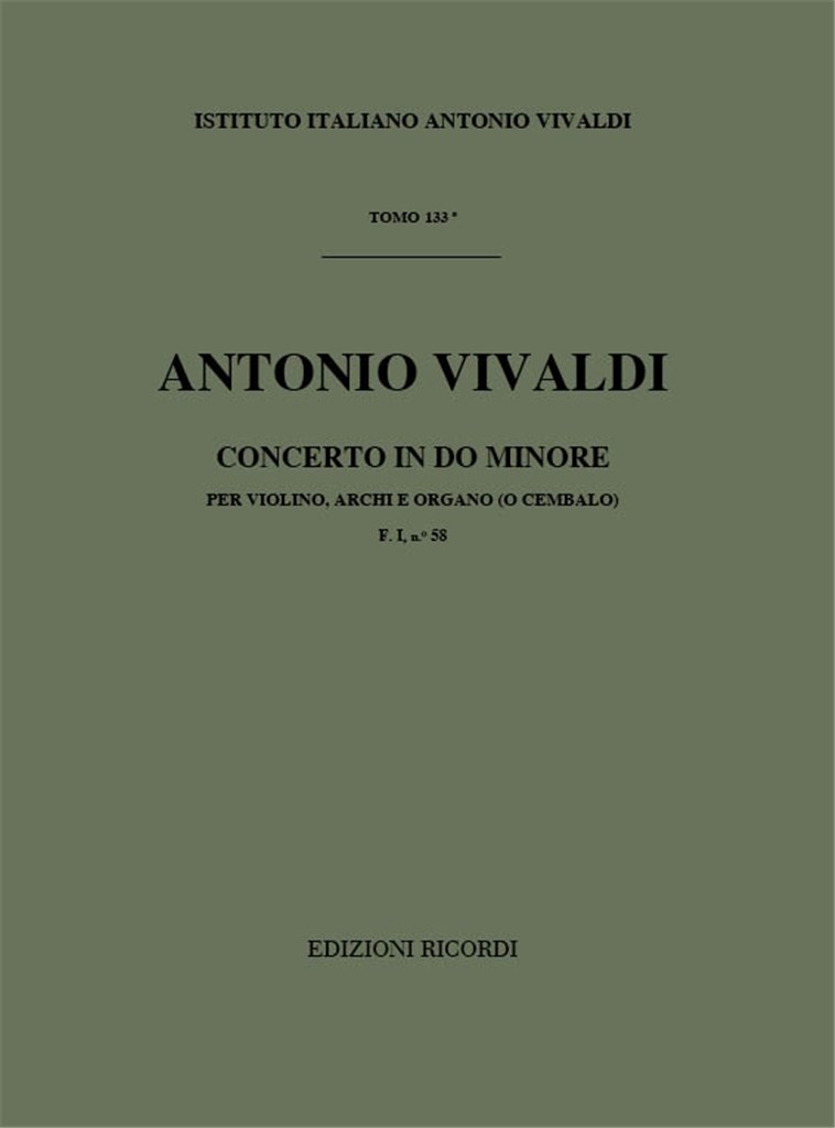 Concerti Per Vl., Archi E B.C.: